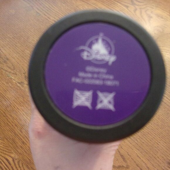 New Disney Parks Haunted Mansion Purple Wallpaper Water Bottle - Picture 3 of 4